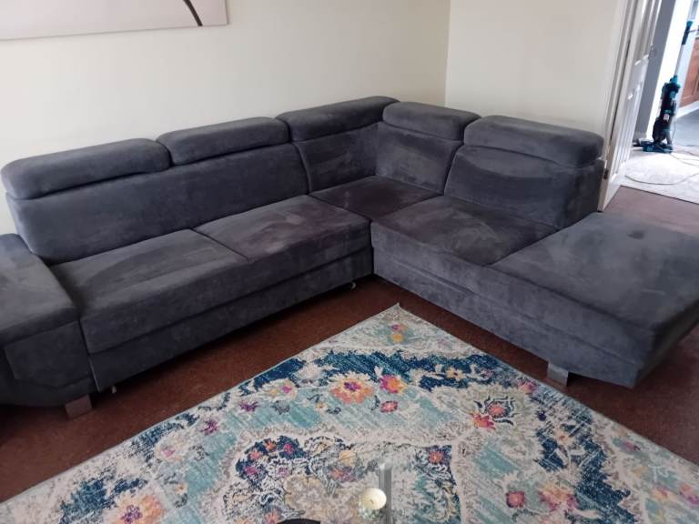 Corner sofa  with pull out bed with storage 