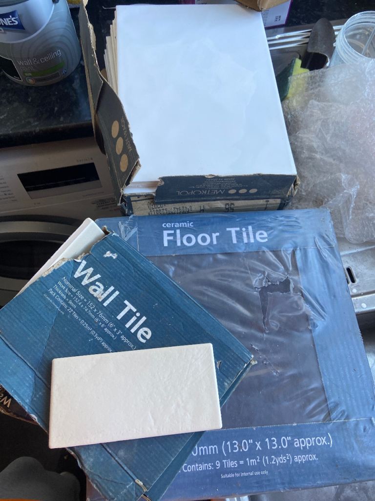 Assorted ceramic tiles 