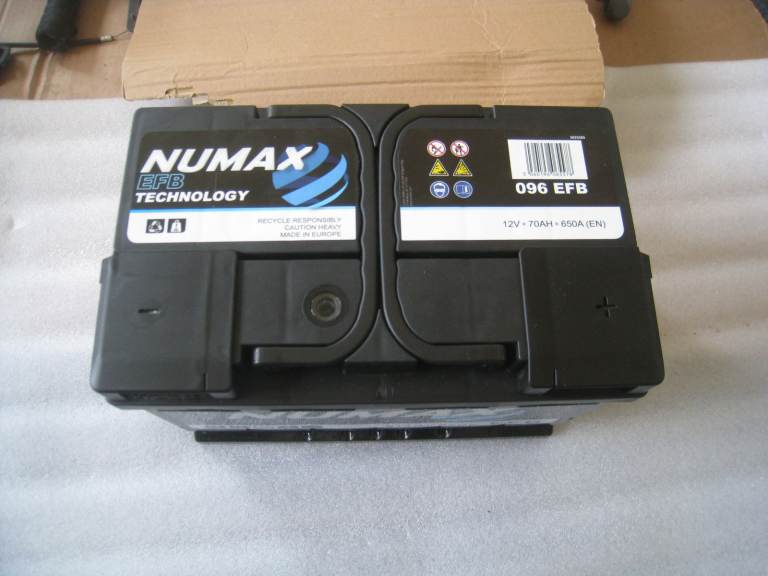 NEW CAR BATTERY 096 SIZE / EFB - START / STOP 