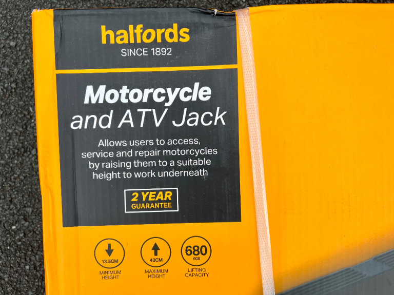 Halfords Motorcycle and ATV Jack