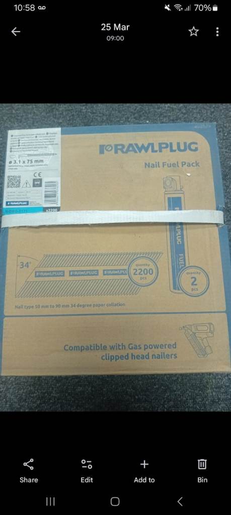 Rawlplug Nail Fuel Pack, 