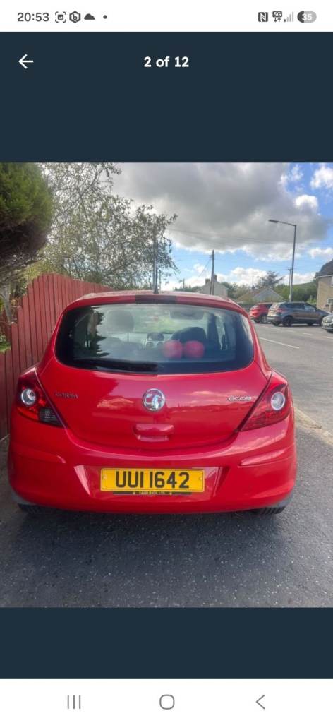 Vauxhall corsa d tailgate 