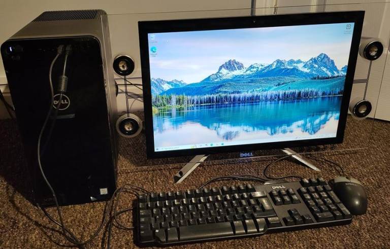 Dell XPS Gaming Computer + Monitor + Keyboard + Mouse