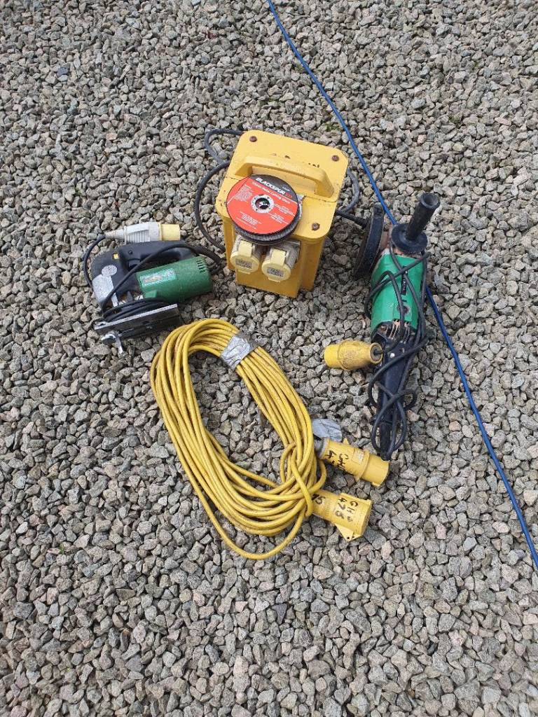 110V transformer and tools