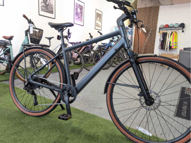 Estarli E28.9 Folding Electric Bike - Silver | Lightweight 90km Range