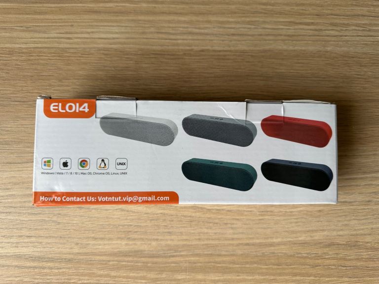 Elo14 USB Speaker For Computer red 