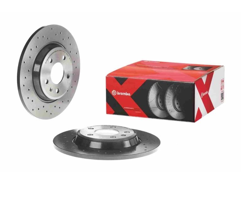 2x Brake Discs Pair Rear 300mm 08.A759.1X Brembo Set 8K0615601B 8K0615601J New