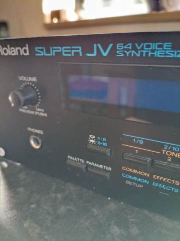 Roland Super JV 1080 plus JV-80 sound card, immaculate condition