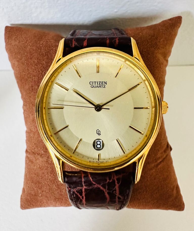 Vintage Citizen Quartz men’s dress watch. Model 6110-844971 KT