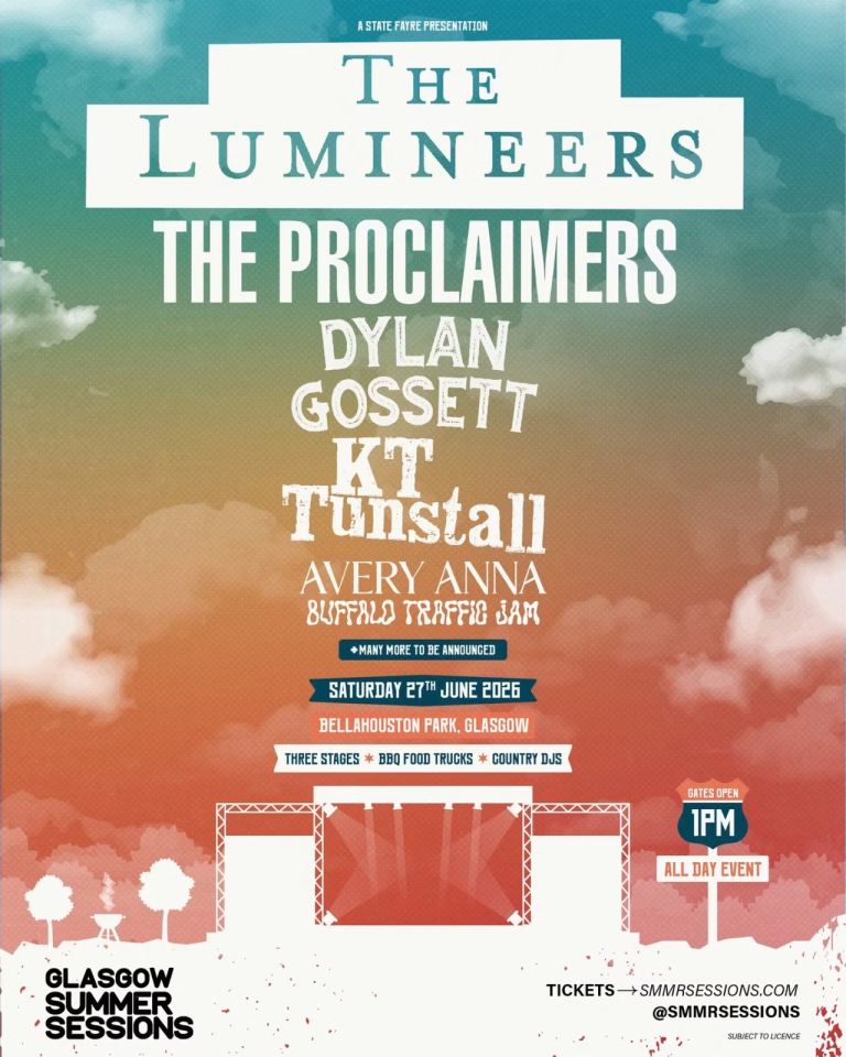 Glasgow Summer Sessions 2026 - The Lumineers & Proclaimers Ticket