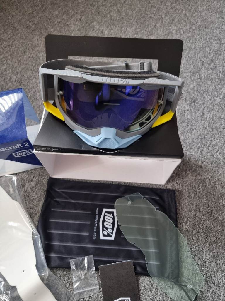 100% RACECRAFT 2 GOGGLES.