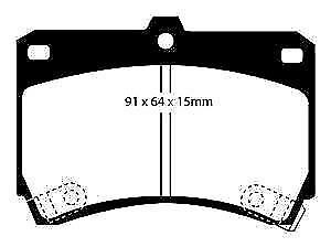 DP2884 EBC GREENSTUFF FRONT BRAKE PADS MAZDA 323 MAZDA DEMIO