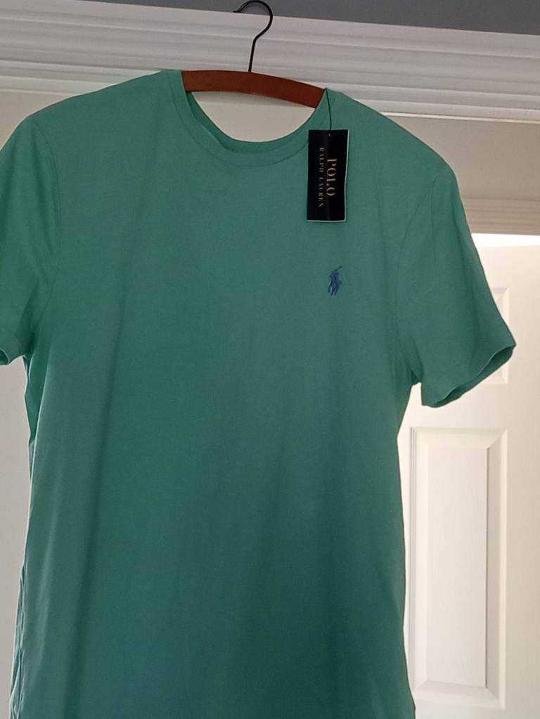 New Ralph Lauren T-Shirt – Green, Size m