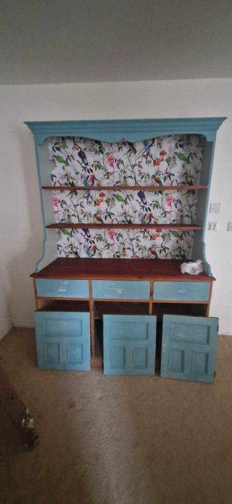 Painted pine welsh dresser