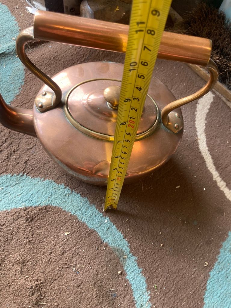 Vintage copper kettle 