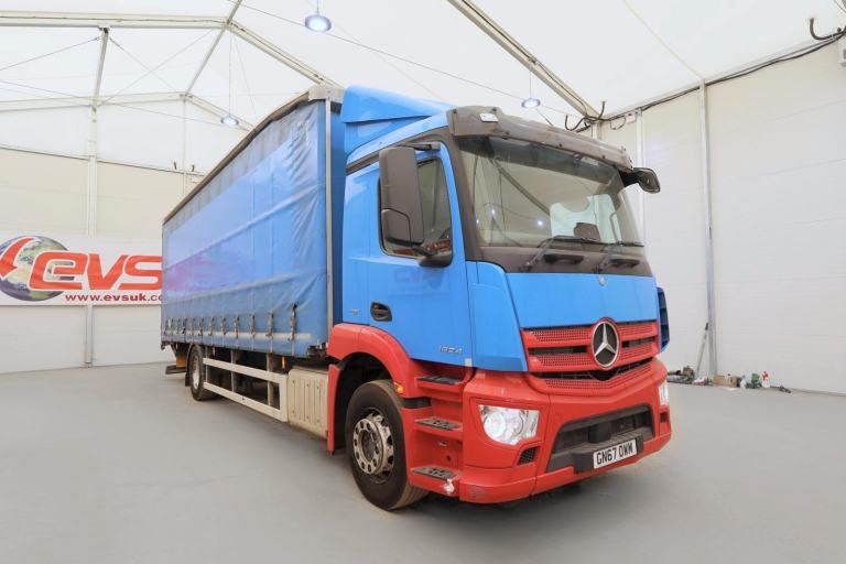 2017 (67 PLATE) Mercedes Benz Antos 1824 4x2 Euro 6 Curtainsiders