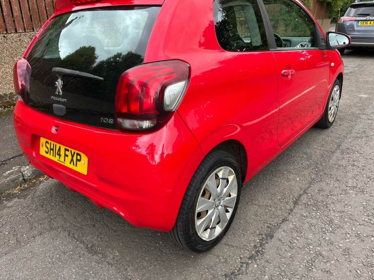 PEUGEOT 108 ACTIVE 1.0VTi. 2014. MOT MARCH 2027. ROAD TAX £20 PER YEAR.