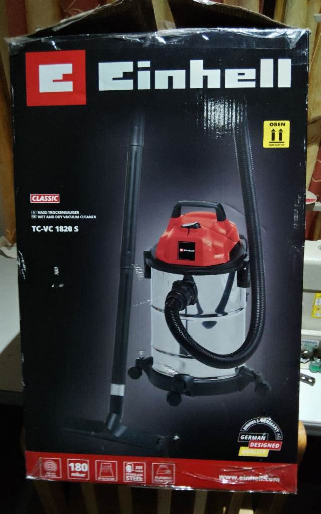 EINHELL WET AND DRY VACUUM CLEANER, NEVER BEING USED BEFORE 