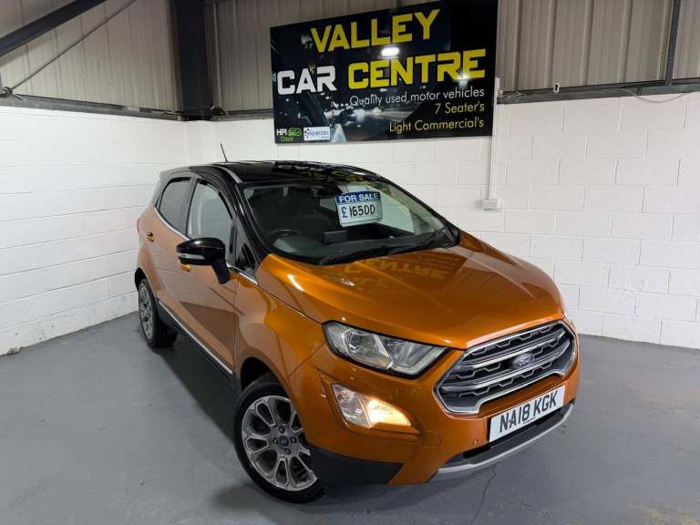 2018 Ford Ecosport 1.0 EcoBoost 125 Titanium 5dr HATCHBACK PETROL Manual