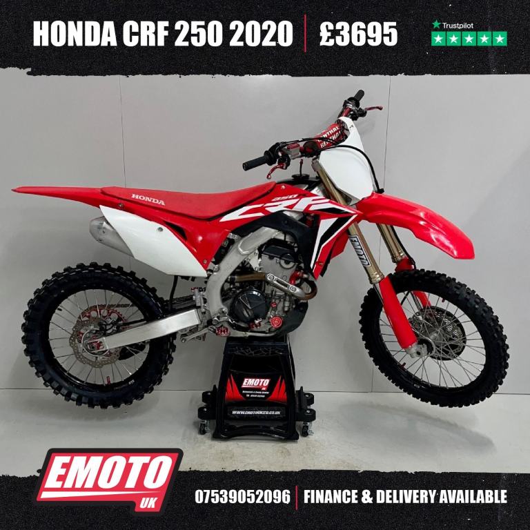 HONDA CRF 250 2020 Motocross Bike 250cc @EmotoUK - Finance Available