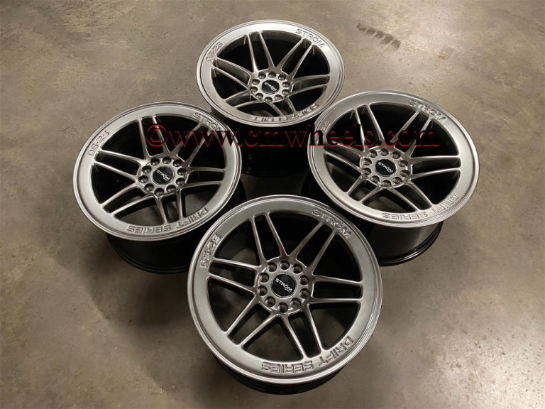 18" Inch Strom DS-25 Drift Wheels 5x114.3 Fits Nissan silvia skyline S14 S15 RX7 MX5 R32 R33 