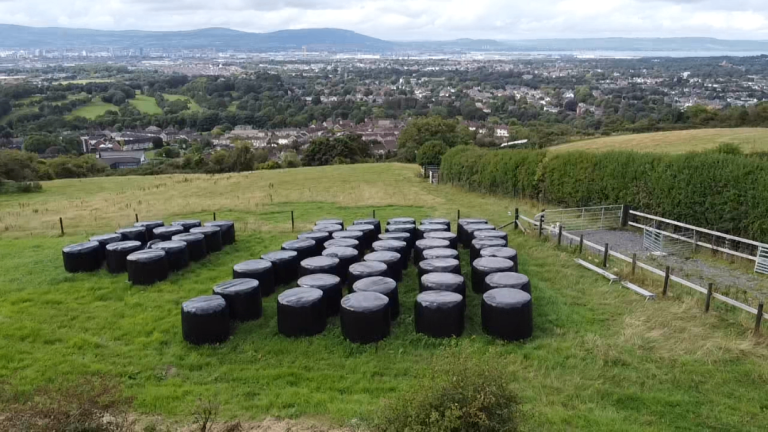 45nr Round Bale Haylage - Freshly Made & Double Wrapped