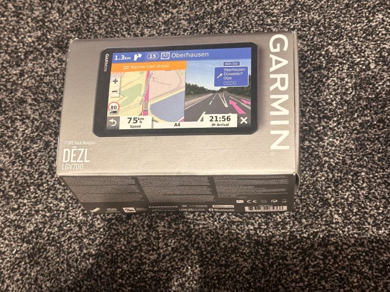 Garmin DEZL LGV700 7” GPS Truck/HGV/Lorry Sat Nav – Boxed