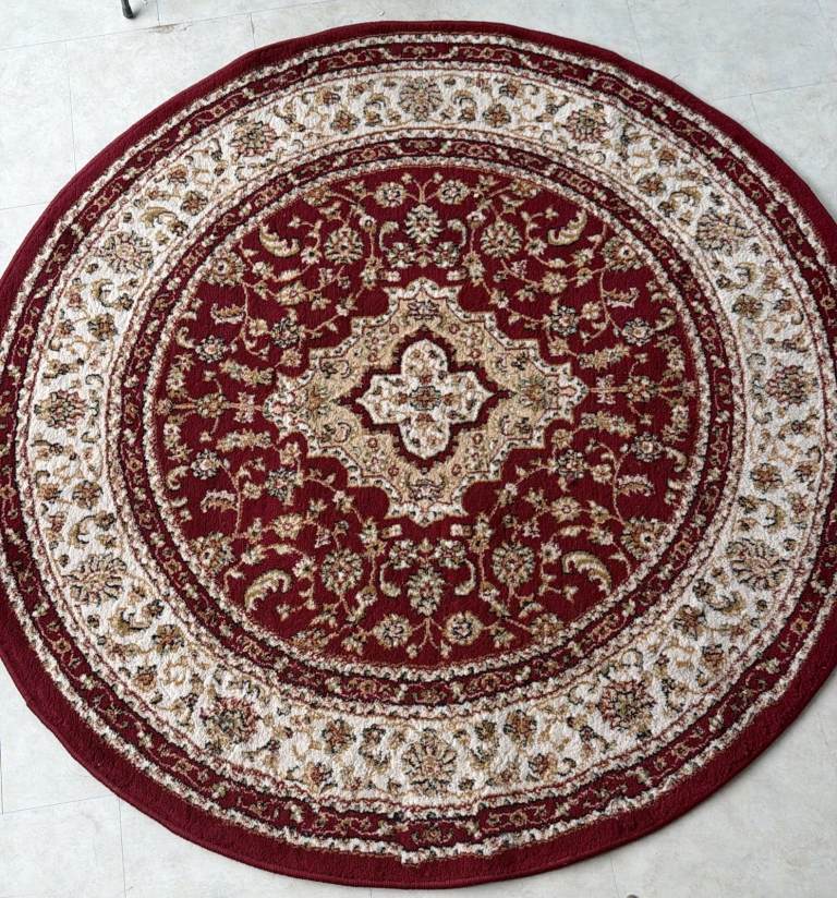Red Antalya Turkish Rug 