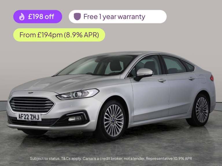 2022 Ford Mondeo 2.0 TiVCT Titanium Edition Saloon 4dr Petrol Hybrid CVT Euro 6 (s/s) (18 in Salo...