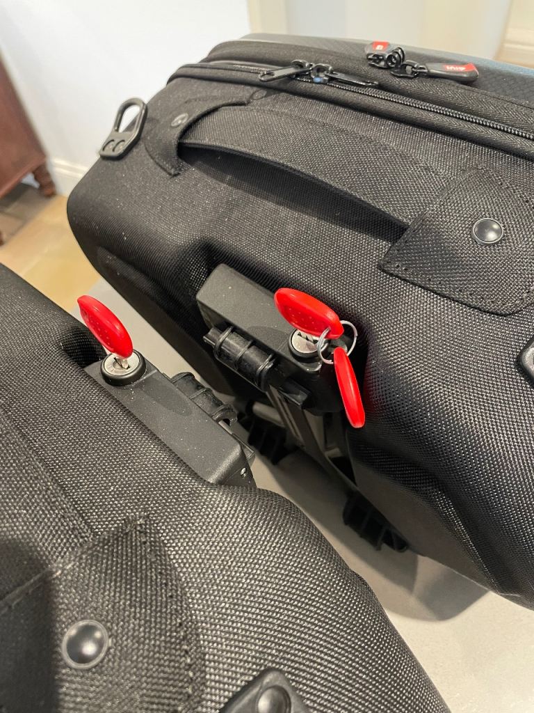 GIVI Motorcycle Panniers and Rack