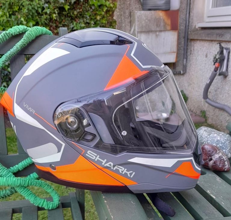Sharki VMR Motorbike Flip Helmet Small 