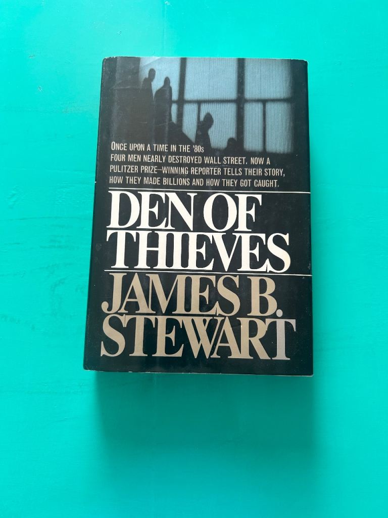 Den of thieves author James B Stewart 