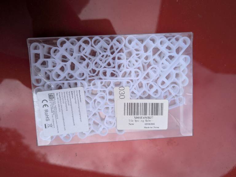 New Tile Spacers – 8mm Gap, White