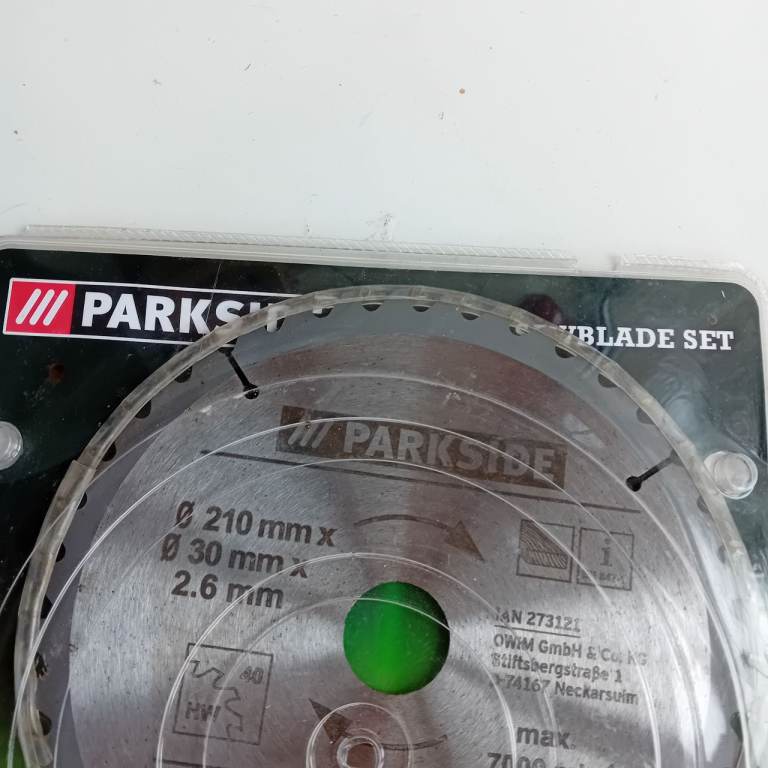 PARKSIDE SAW BLADE SET 3, BOUGHT NEW £24.99 POST OR COLLECT CF39 8DG