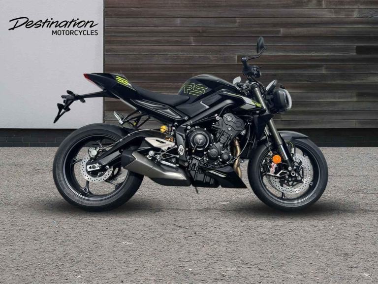 2025 Triumph Street Triple 765 RS PREMIUM COLOUR Petrol black 6 Speed