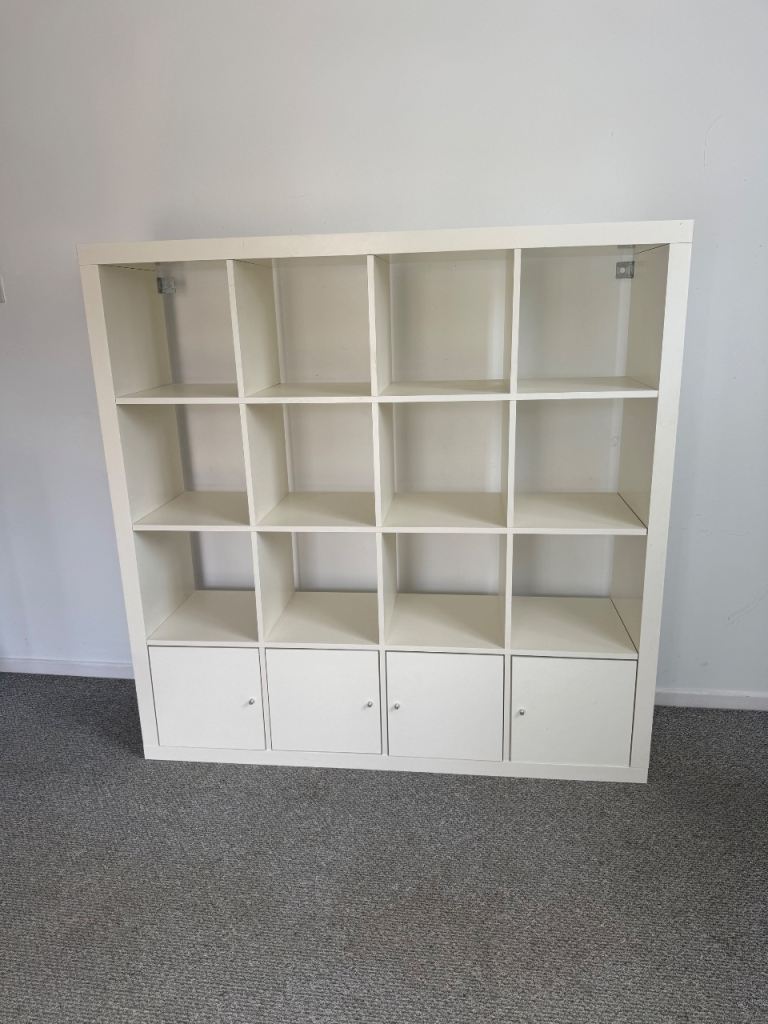 IKEA Kallax 16 Cube Storage Unit with Doors