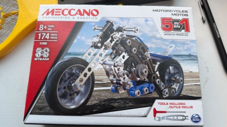 Meccano bike set brand new 