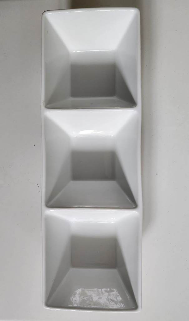 Rectangular Porcelain Snack Dish