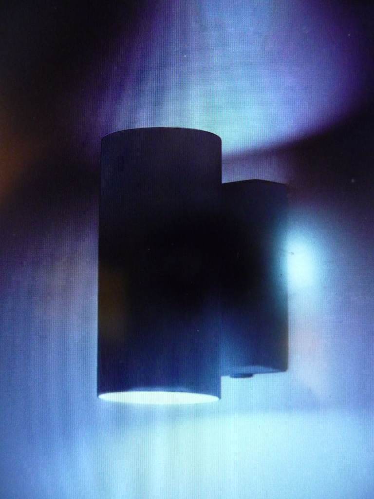 image for IKEA NYMANE wall up/down lights - Black - pair