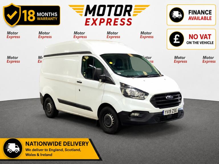 2019 Ford Transit Custom 2.0 TDCi 105ps High Roof Van PANEL VAN Diesel Manual