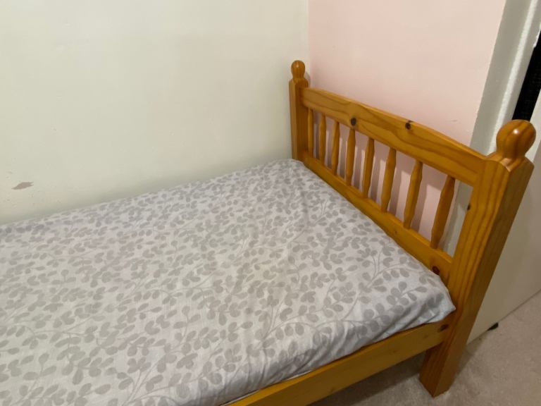 Single bed frame with mattress (Reasonable Offers Only)