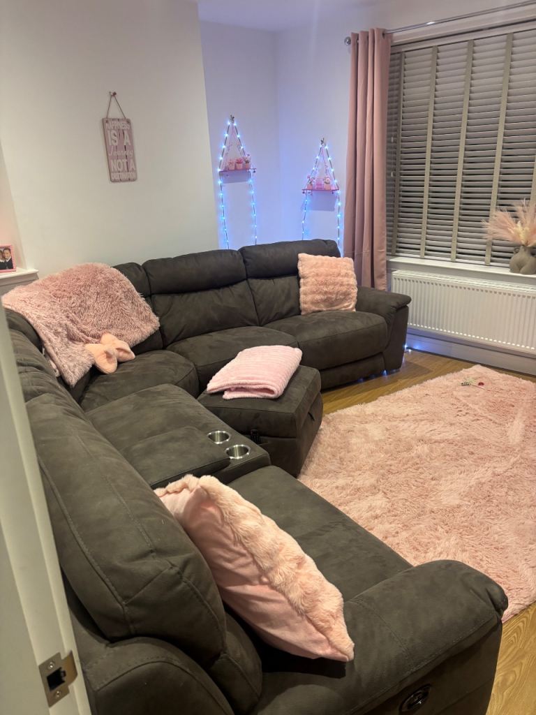 Power Recliner 5 Seater Corner Sofa DFS