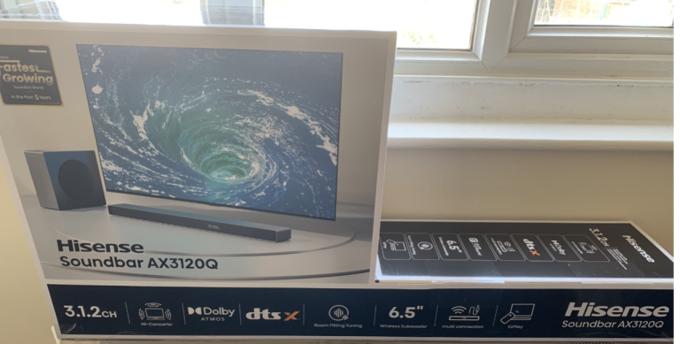 Hisense SoundBar AX3120Q 3.1.2CH with 6.5 "Wireless Subwoofer 