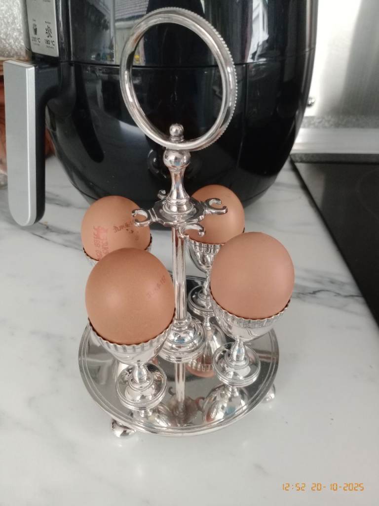 Silver Egg Cruet