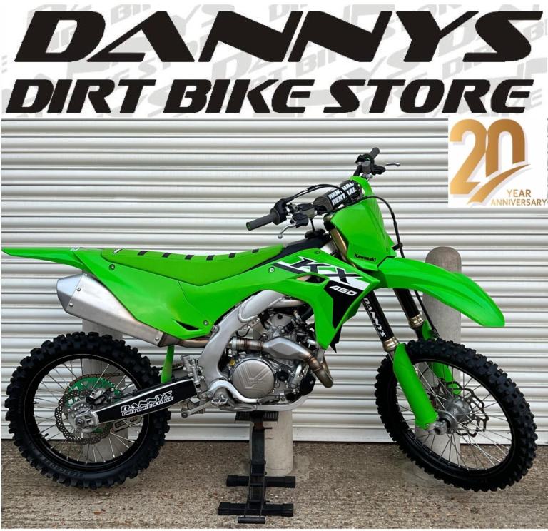 DANNYS DIRT BIKES KAWASAKI KXF 450 2024 KX 450 NEW ENGINE MAY PX MX CRF YZF SXF