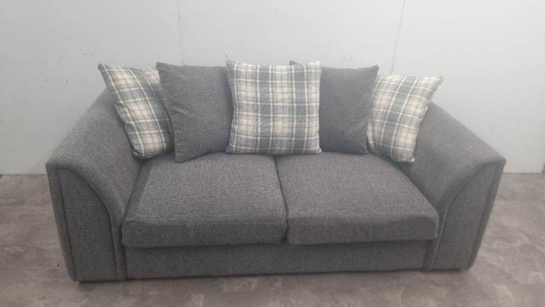 Grey Two Seater Sofa *Can Deliver* 