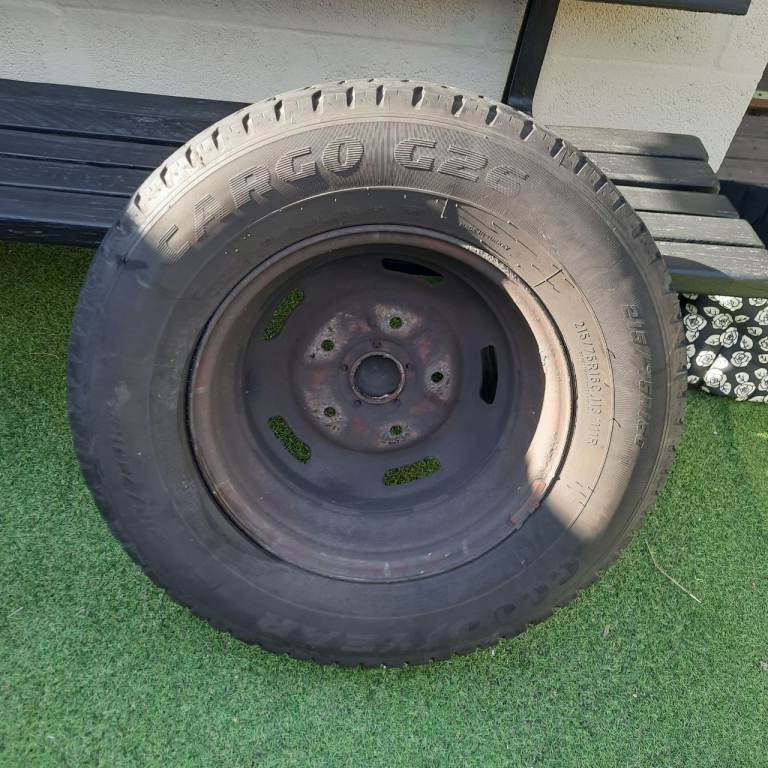 Transit Spare Wheel and Goodyear Tyre 215/75R16