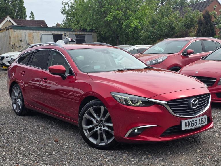 2016 Mazda Mazda6 2.2 SKYACTIV-D Sport Nav Auto Euro 6 (s/s) 5dr ESTATE Diesel Automatic