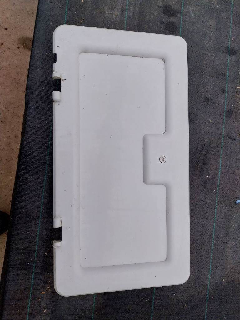 Caravan locker box door 