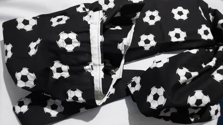 2 sets of Football curtains